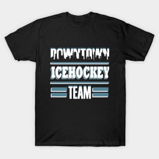 Icehockey Team Sayings Body Check Puck T-Shirt